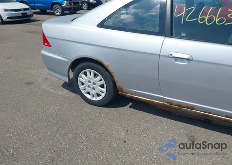 2004 Honda Civic Lx из США, поврежденный, VIN 1HGEM22524L044201